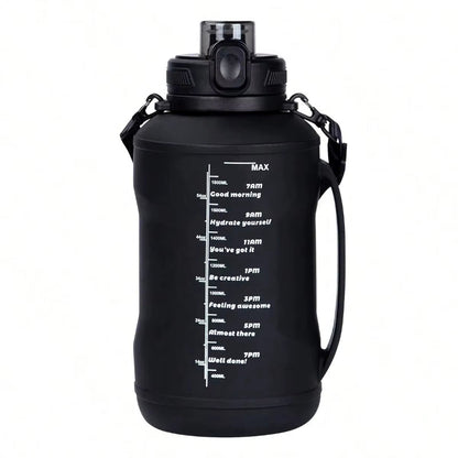 68OZ 2L Silicone Foldable Water Bottle Large Capacity Sports Water Cup with Handle Portable for Adult Gym Sports Outdoors