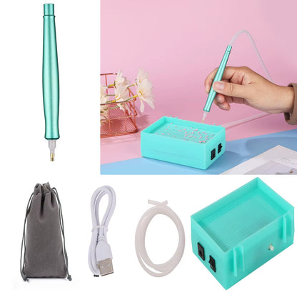 SparklePro Electric Diamond Painting Pen – Long-Lasting Vacuum Tool for Precision Crafting