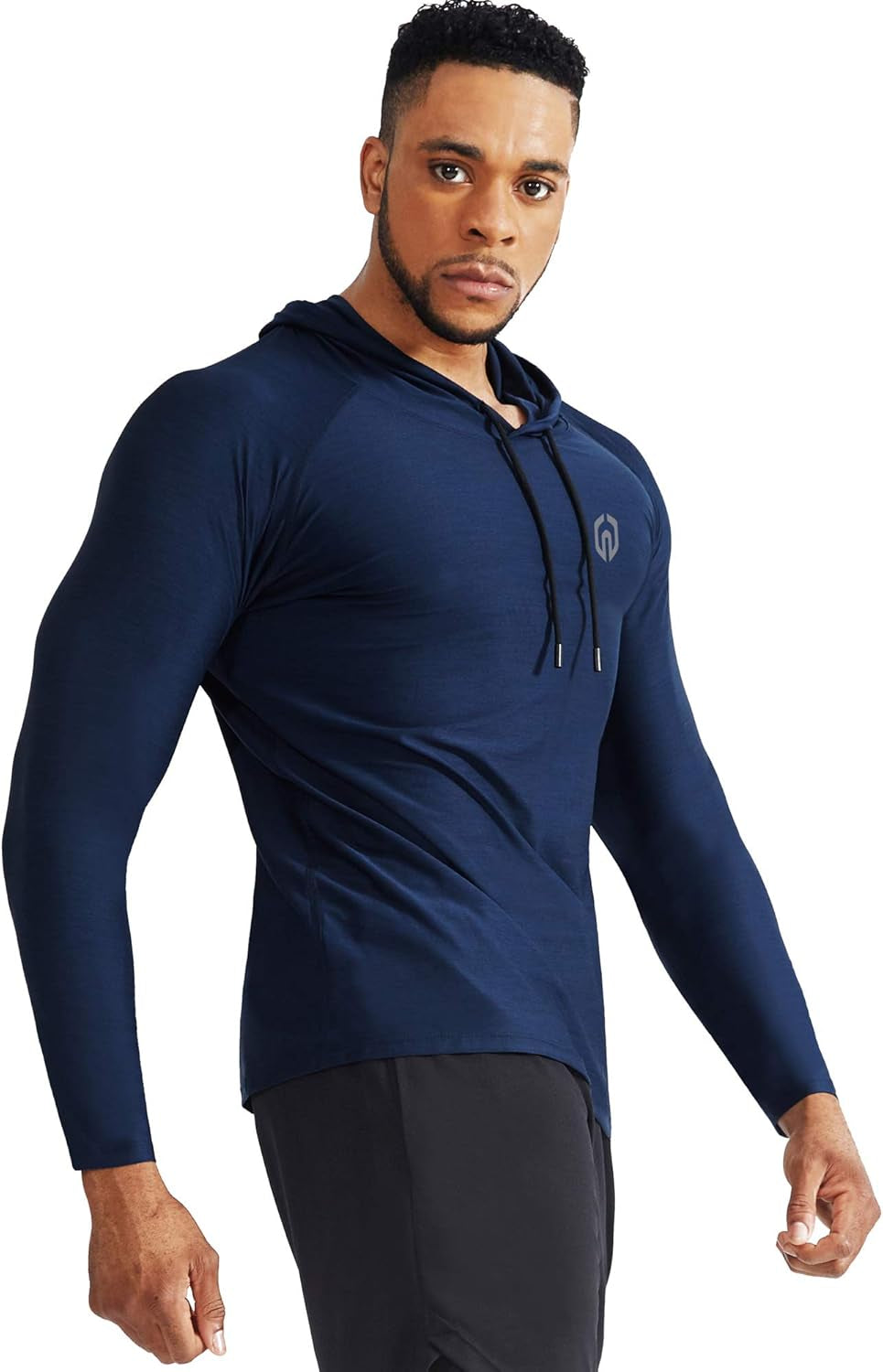 Men'S Dry Fit Athletic Workout Running Shirts Long Sleeve