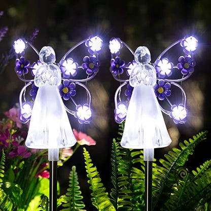Celestial Garden Angel Lamp – Customizable Sunlight Outdoor Lighting for Your Garden